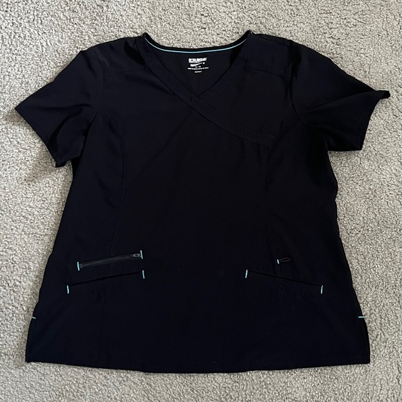 Tops Euc Scrubstar Mock Wrap Scrub Top Poshmark